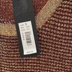 Gold sleeveless NEW dress or long top Limited sm